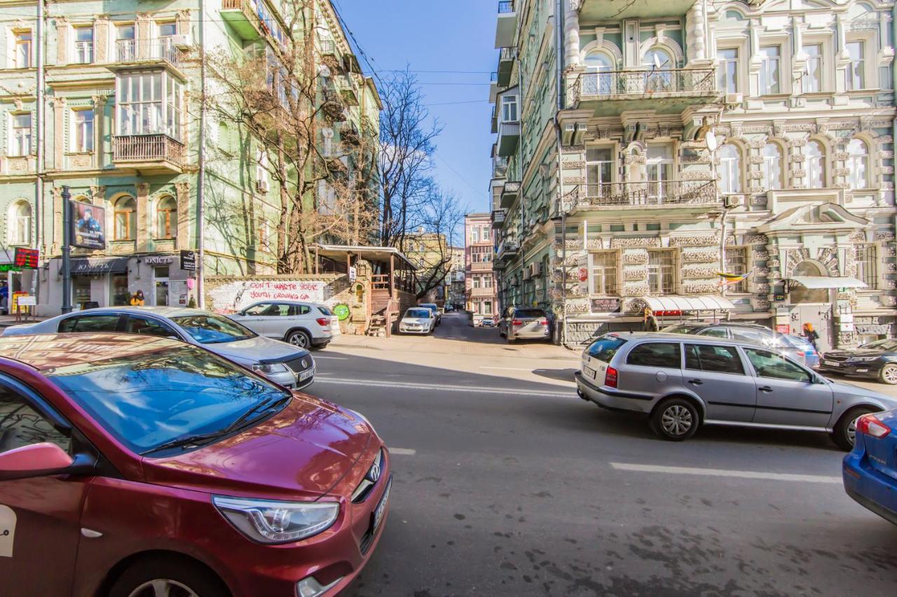 Роскошная Двухуровневая Квартира, Ул. Михайловская Kiev Luaran gambar